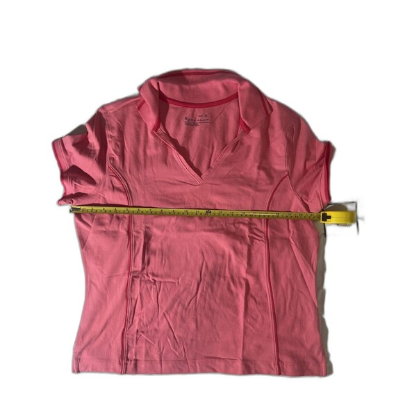 Tek Gear Women’s XL Short Sleeve Polo Pink - Picture 7 of 10